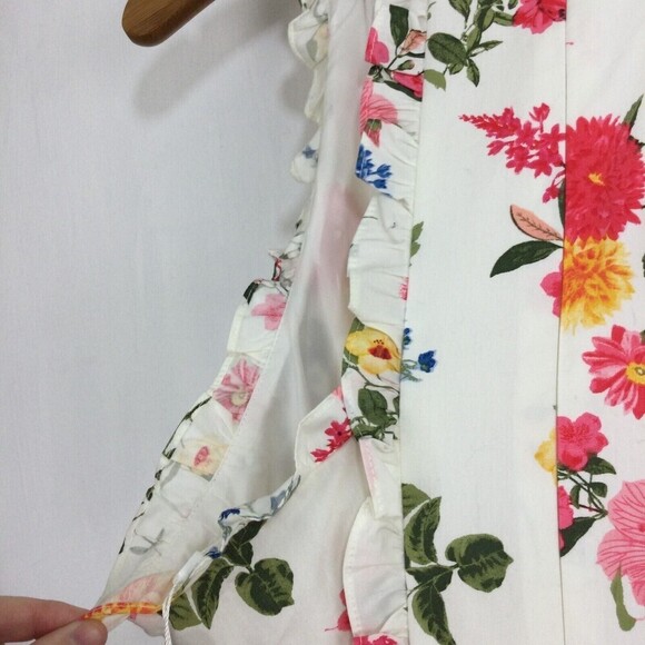 Gal Meets Glam Womens Beverly Ruffle Racerback Floral Sleeveless Jumpsuit 12 NWT - Picture 12 of 16